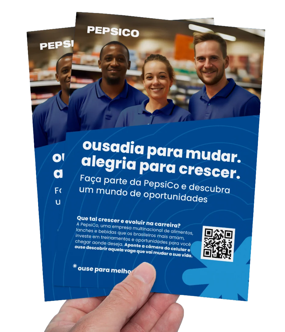 Flyer da campanha PepsiCo
